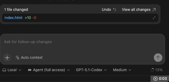 Codex and Whisper extensions in action